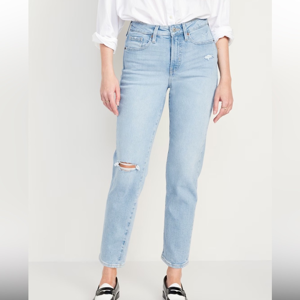 Old Navy High-Waisted OG Straight Ankle Jeans size 4